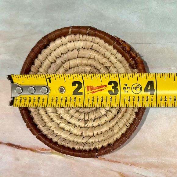 5/$20 Hand woven traditional palm fiber basket, NWOT - Picture 7 of 7